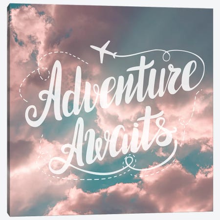 Adventure Awaits In Pink and Turquoise Sky Canvas Print #MGK214} by Nature Magick Canvas Art