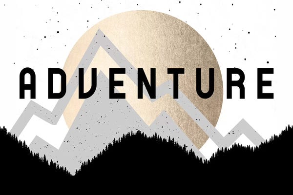 Adventure: Adventure Gold Sun Mountain Forest by Nature Magick