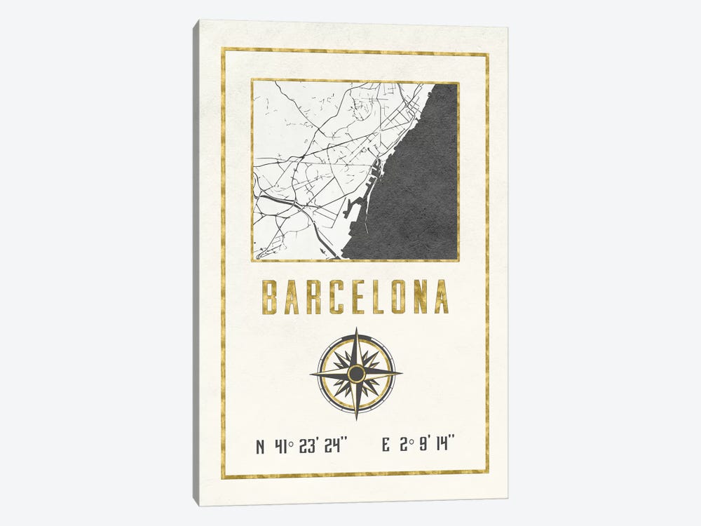 Barcelona, Spain by Nature Magick 1-piece Canvas Wall Art