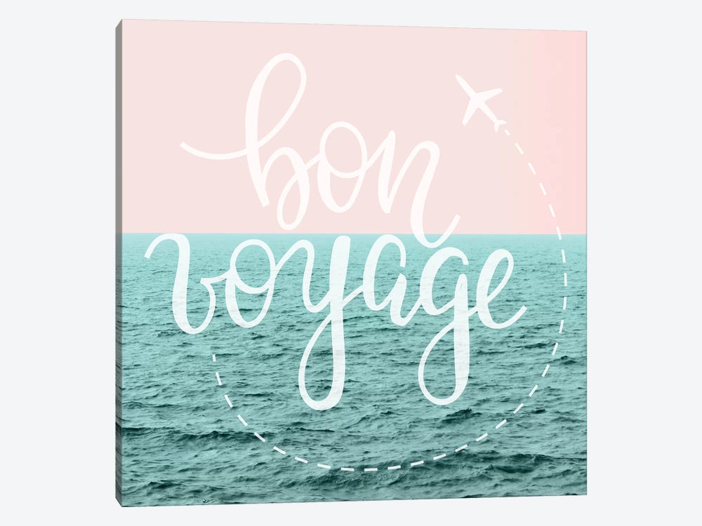 Bon Voyage Pastel Sky Marble Waves by Nature Magick 1-piece Canvas Artwork