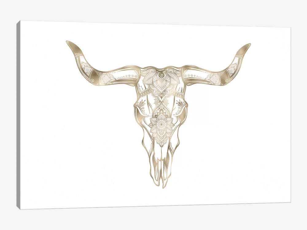 Bull Skull by Nature Magick 1-piece Canvas Wall Art