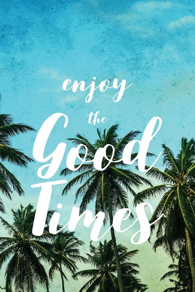 Enjoy The Good Times I by Nature Magick framed canvas print