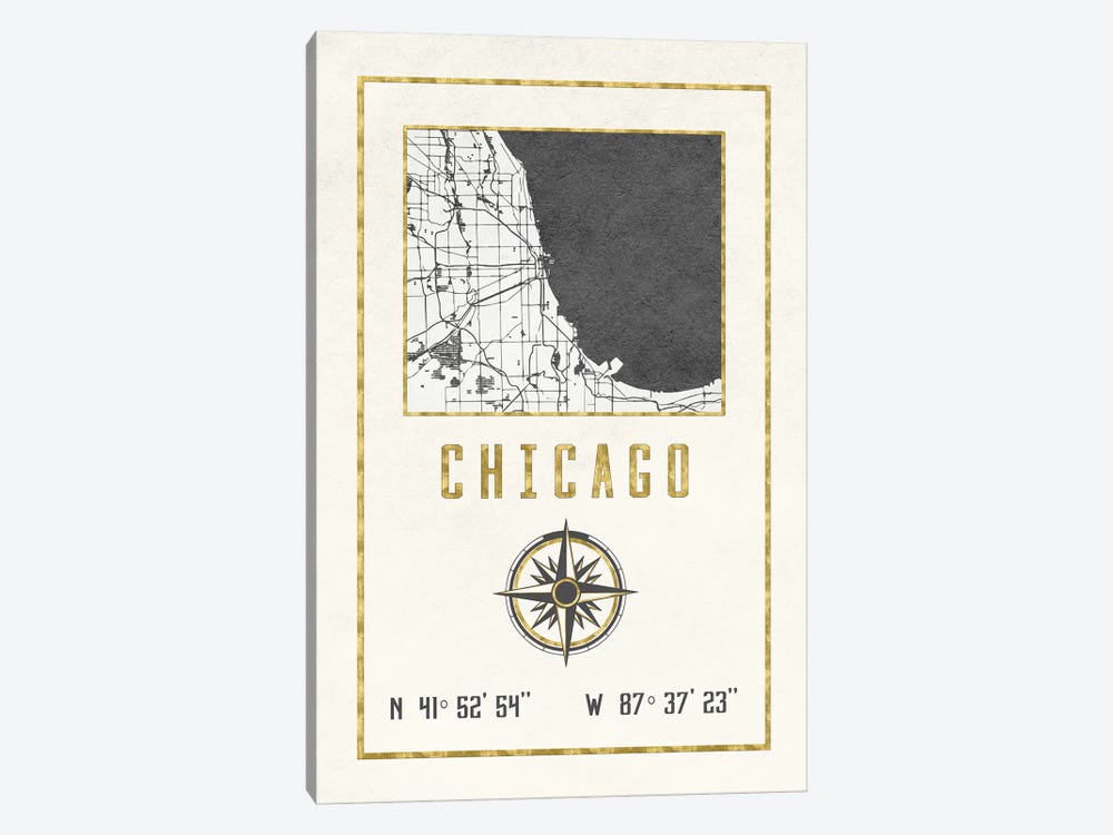 Chicago, Illinois by Nature Magick 1-piece Canvas Art Print
