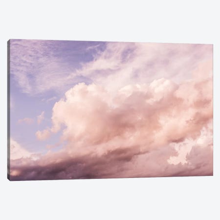 Cotton Clouds Summer Sky Canvas Print #MGK259} by Nature Magick Art Print