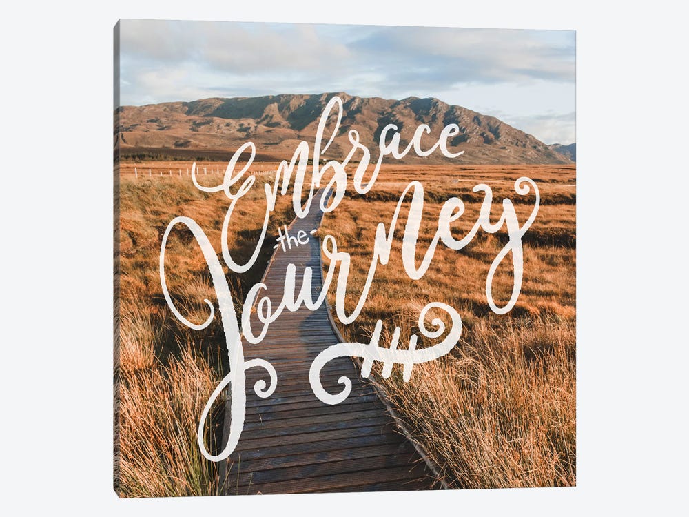 Embrace The Journey In Mountain Valley Path by Nature Magick 1-piece Canvas Wall Art
