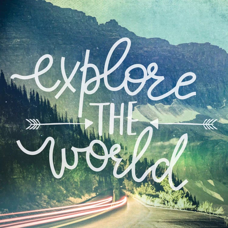 Explore The World In Mountain Road by Nature Magick wall art