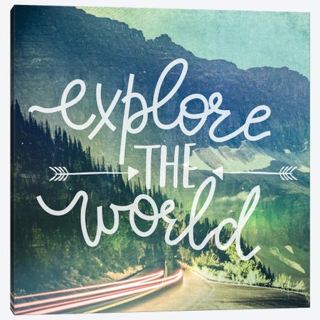 Explore The World In Mountain Road Canvas Print #MGK277} by Nature Magick Canvas Wall Art