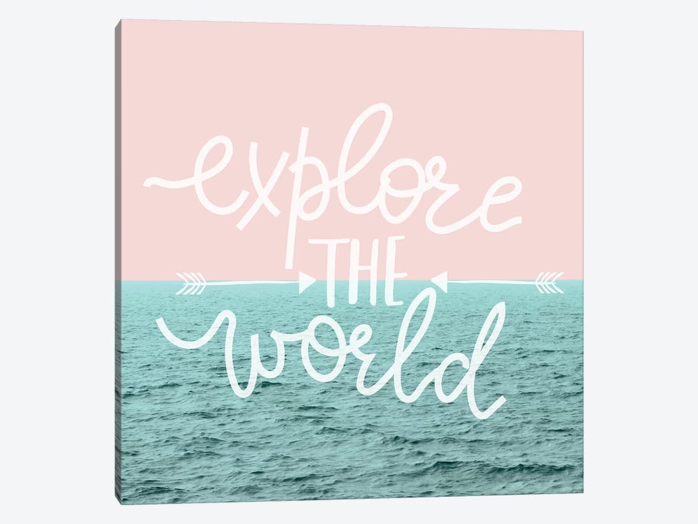 Explore The World In Pastel Ocean Sky by Nature Magick 1-piece Canvas Artwork