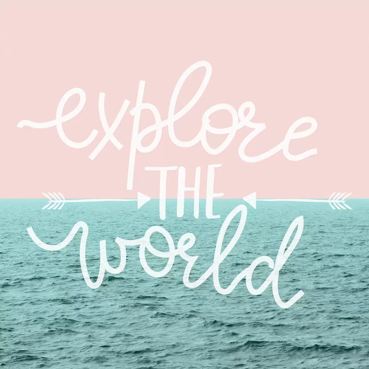 Explore The World In Pastel Ocean Sky by Nature Magick wall art