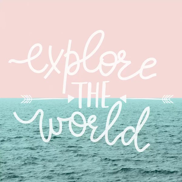 Exploration: Explore The World In Pastel Ocean Sky by Nature Magick