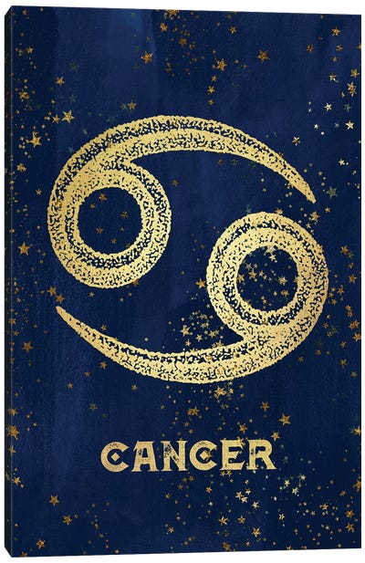 Cancer Zodiac Sign Canvas Art Print - Cancer Art