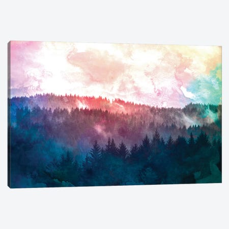 Fir Forest Watercolor II Canvas Print #MGK281} by Nature Magick Canvas Artwork