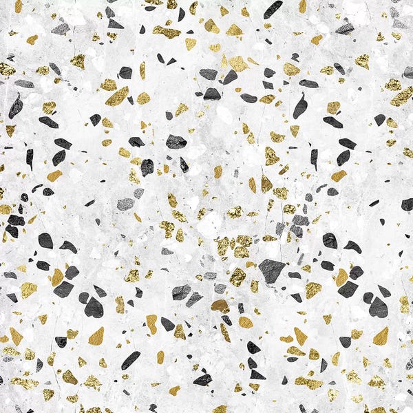 Seasonal Glam: Gold Marble Terrazzo by Nature Magick