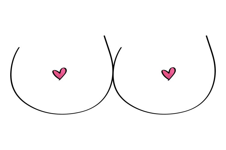 Hand Drawn Free Boobs Female Figure