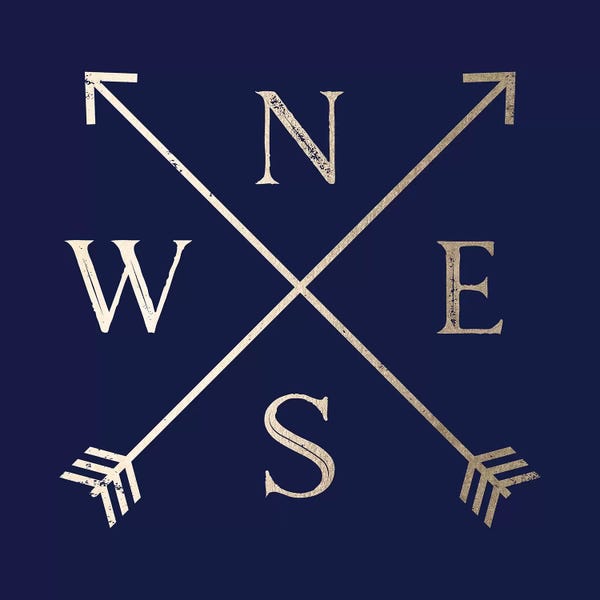 Compasses: Classic Compass Arrows by Nature Magick