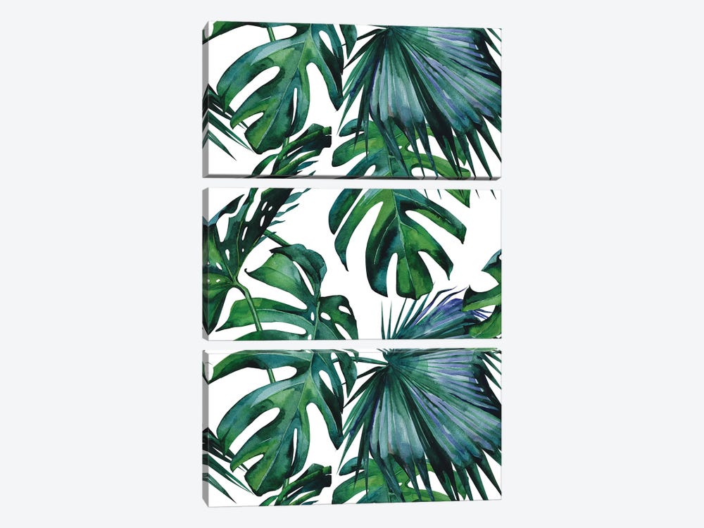 Classic Palm Leaves by Nature Magick 3-piece Art Print