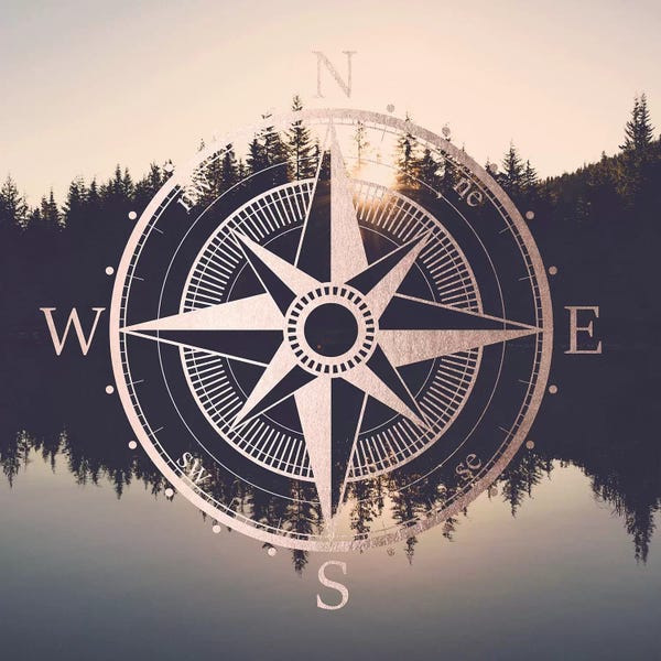 Compasses: Compass Sunrise Mount Hood Oregon by Nature Magick