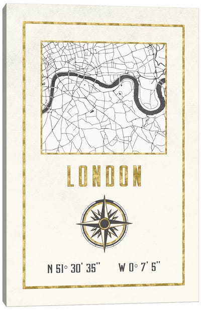 London, England, UK Canvas Art Print - London Maps