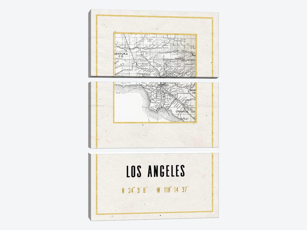Los Angeles, California II by Nature Magick 3-piece Art Print