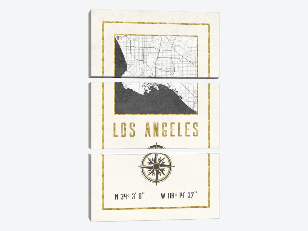 Los Angeles, California by Nature Magick 3-piece Canvas Wall Art