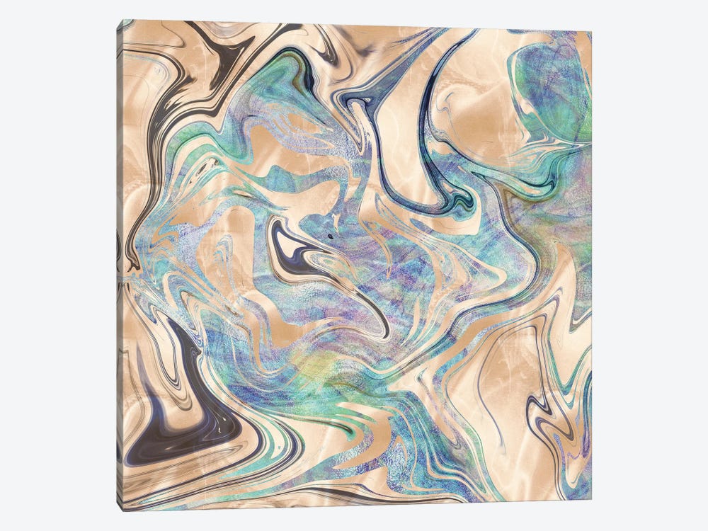 Bronze & Turquoise 1-piece Art Print