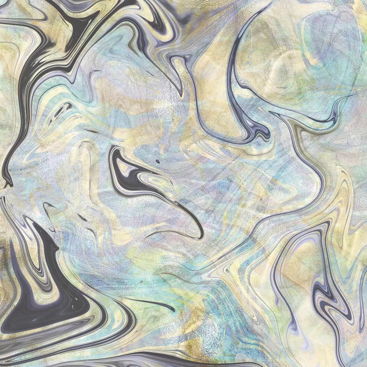 Gold, Turquoise & Pink by Nature Magick wall art