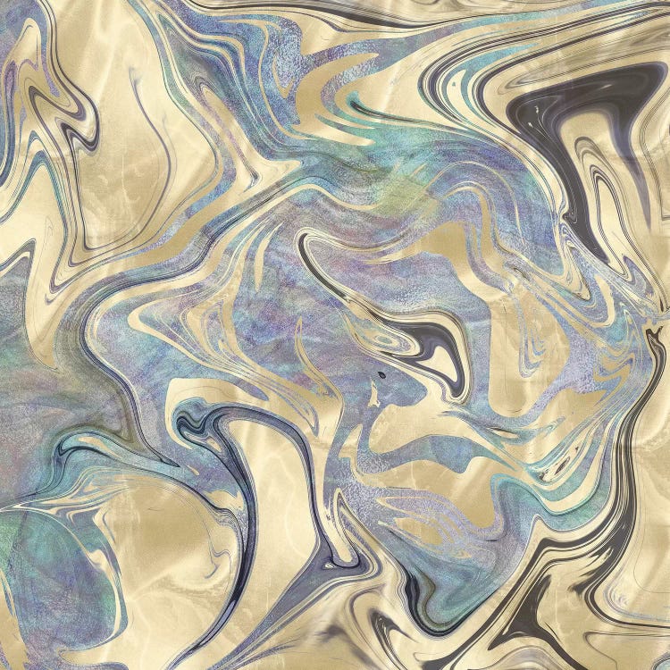 Marble Gold and Iridescent by Nature Magick wall art