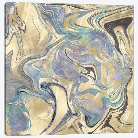 Marble Gold and Iridescent Canvas Print #MGK369} by Nature Magick Canvas Art Print