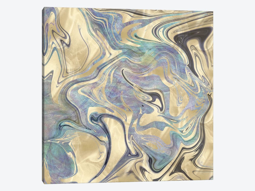 Marble Gold and Iridescent by Nature Magick 1-piece Canvas Print