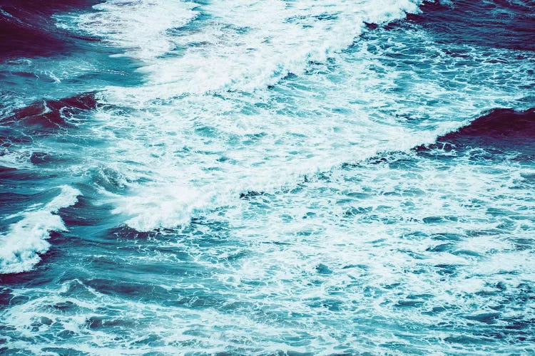 Marbled Waves Crashing by Nature Magick wall art