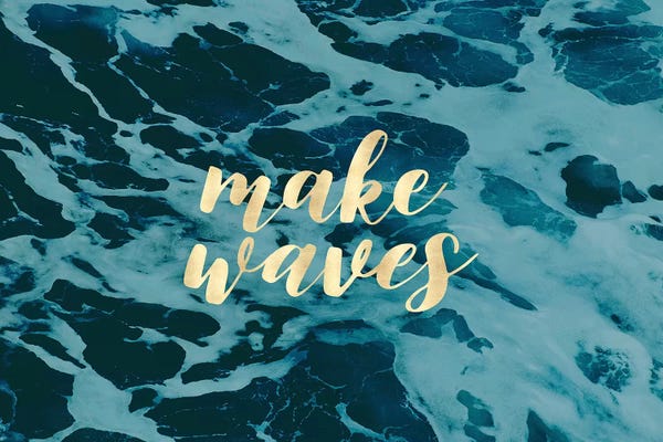 Nature Magick: In Make Waves Gold and Turquoise  by Nature Magick