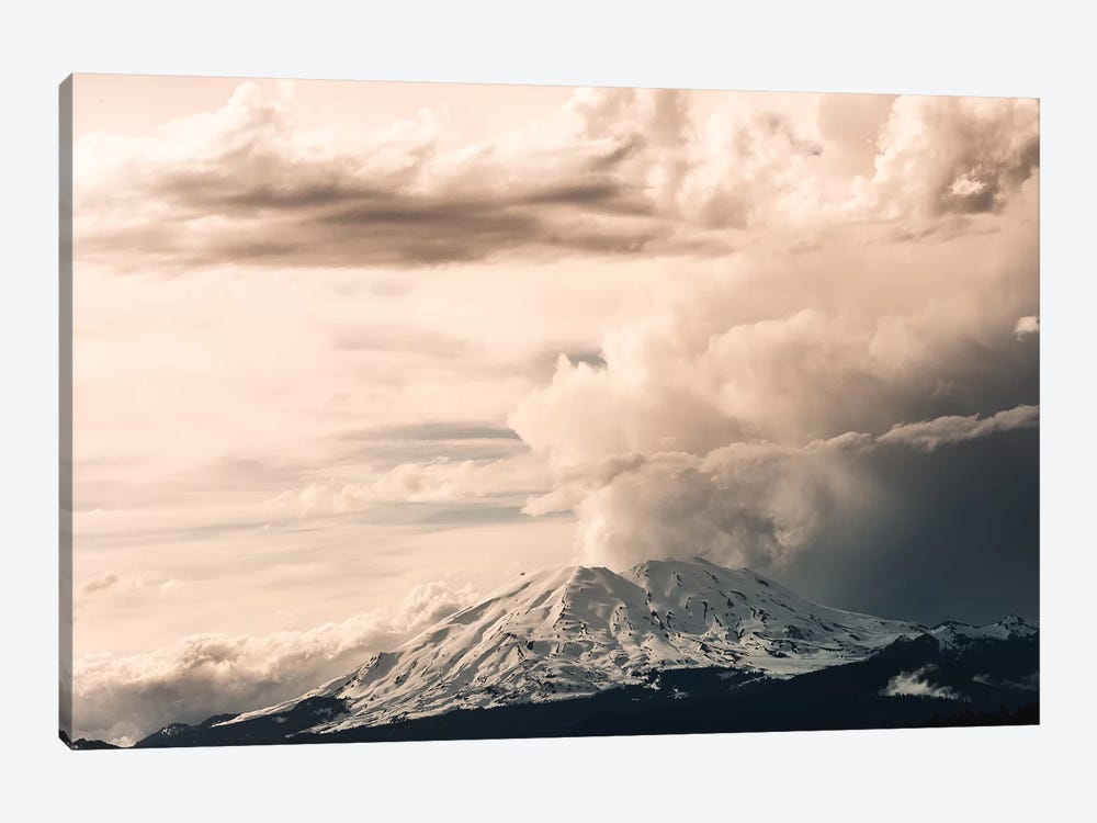 Mount St. Helens Cloud Eruption Landscape by Nature Magick 1-piece Art Print