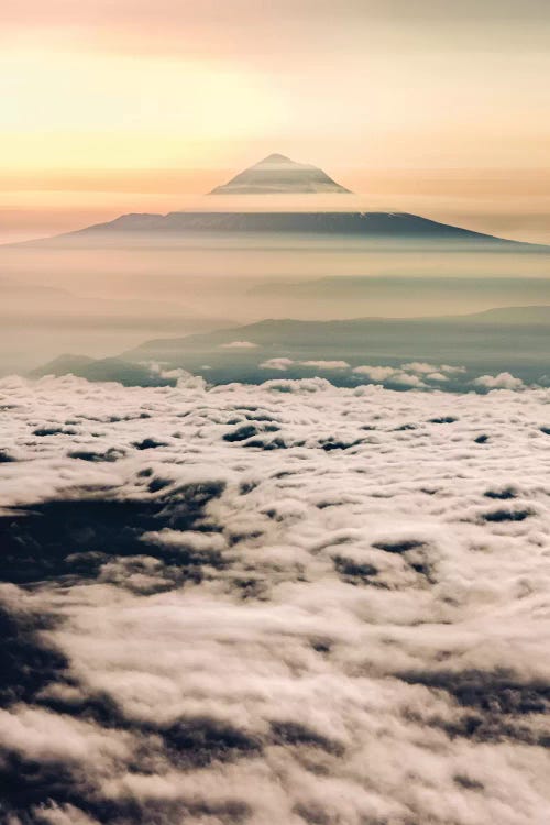 Mountain Sunrise Above the Clouds