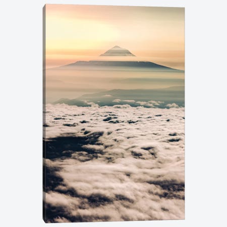 Mountain Sunrise Above the Clouds Canvas Print #MGK393} by Nature Magick Canvas Wall Art