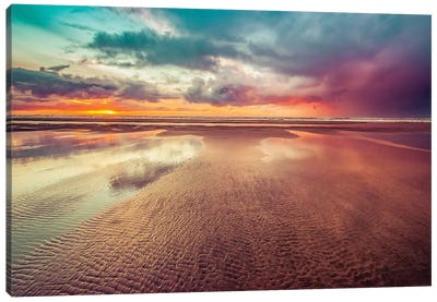 Ocean Sunset Adventure Canvas Art Print - Beach Vibes