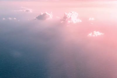 Pink Ocean Sky by Nature Magick multi panel art