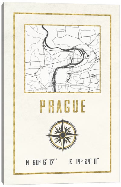 Prague, Czech Republic Canvas Art Print - Compass Art