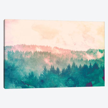 Redwood Forest Sky Black and White Canvas Print #MGK416} by Nature Magick Canvas Artwork