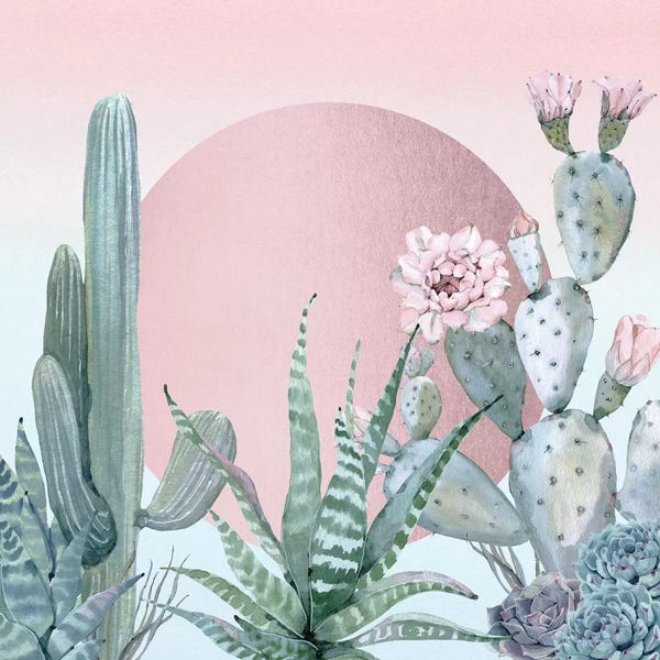 Cacti: Desert Sunset I by Nature Magick