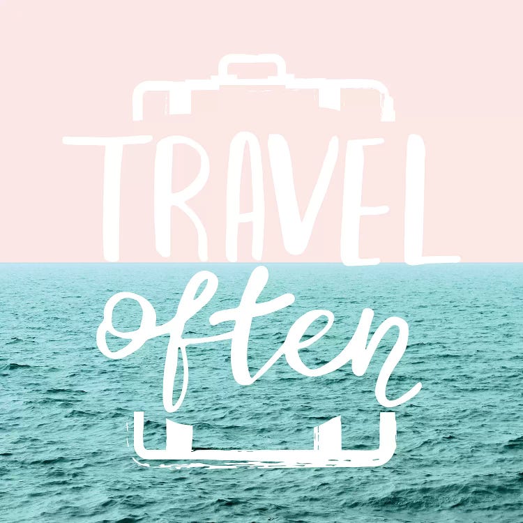 Travel Often In Pastel Ocean Sky by Nature Magick wall art