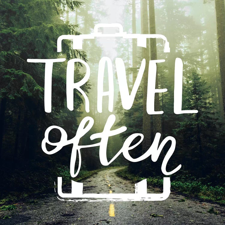 Travel Often In Redwood Forest Road by Nature Magick wall art