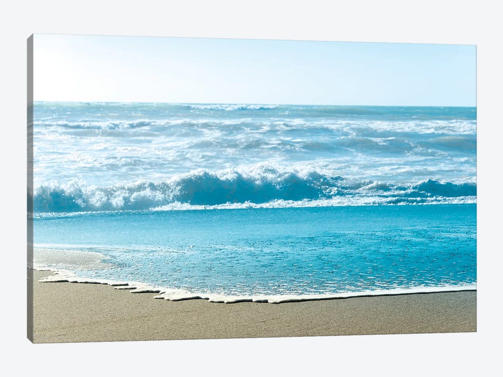 Turquoise Sea Water Beach Landscape - Canvas Art | Nature