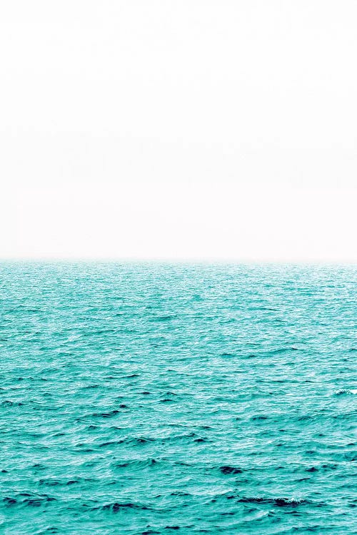 Turquoise Waves and Summer Fog by Nature Magick wall art