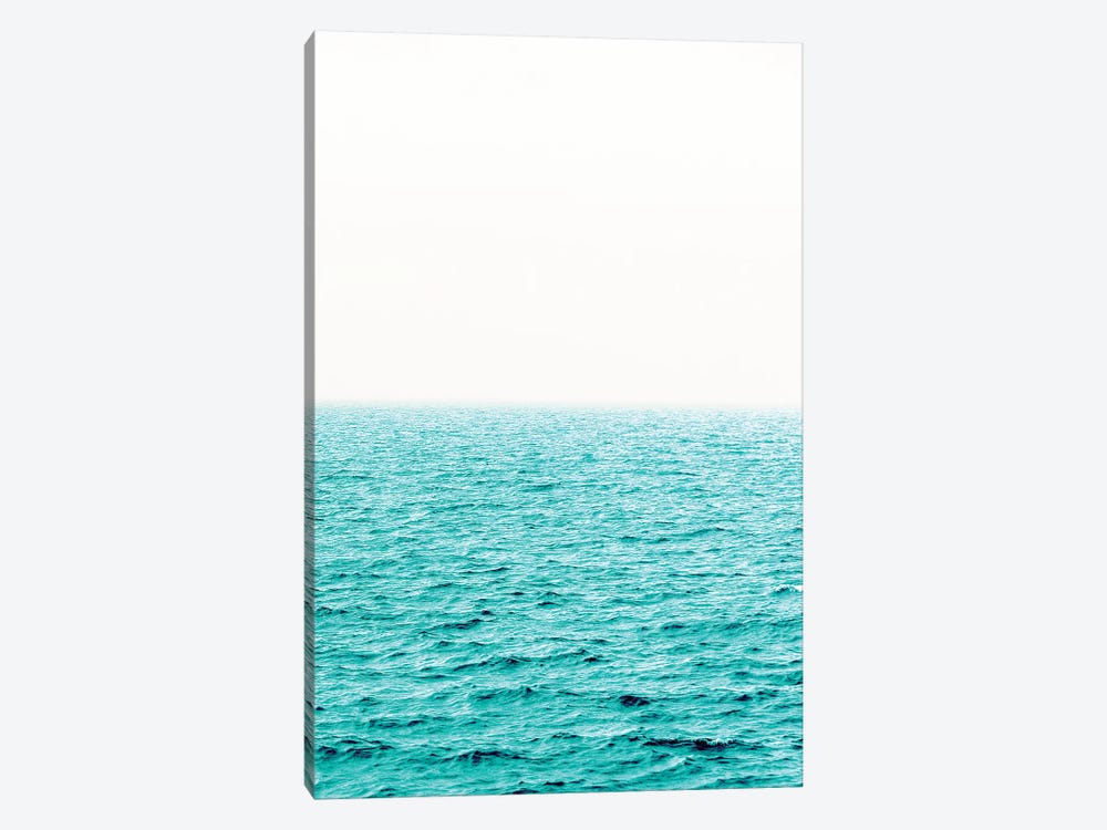 Turquoise Waves and Summer Fog by Nature Magick 1-piece Canvas Artwork