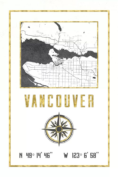 Vancouver, British Columbia, Canada by Nature Magick wall art