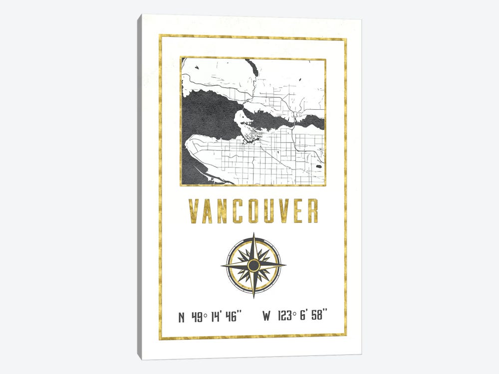 Vancouver, British Columbia, Canada by Nature Magick 1-piece Canvas Art Print