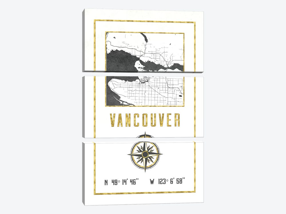 Vancouver, British Columbia, Canada by Nature Magick 3-piece Art Print