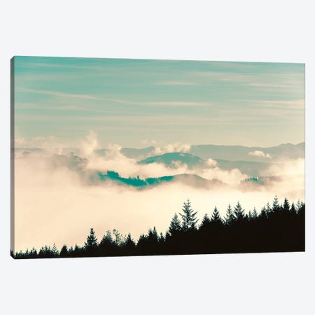 Vintage Mountain Forest Fade Canvas Print #MGK479} by Nature Magick Canvas Print