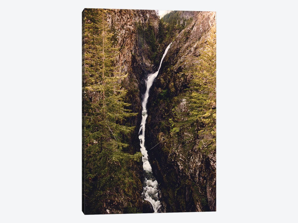 Waterfall Forest River Pacific Northwest by Nature Magick 1-piece Canvas Print