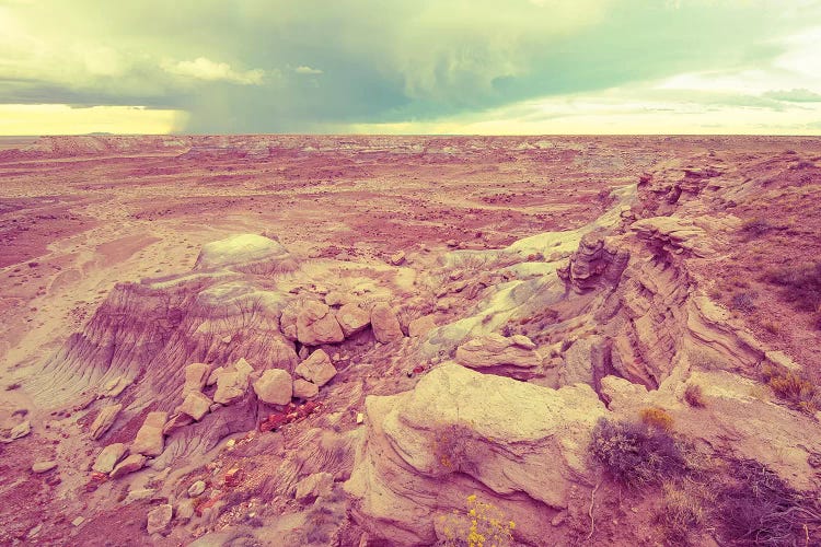Wild West Vintage Desert Turquoise Summer Storm by Nature Magick wall art